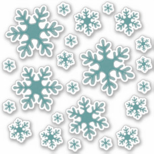 Snowflake Snow Winter Holidays Sticker Pack