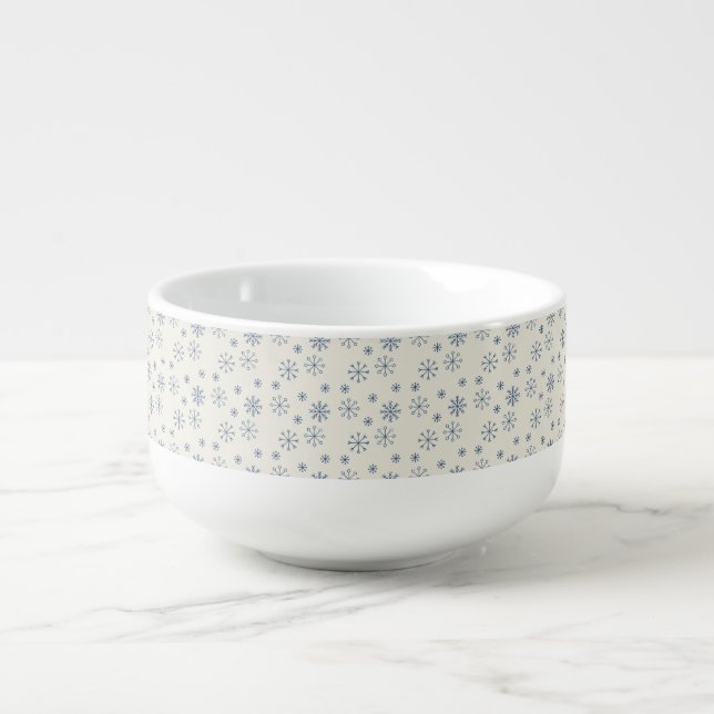 Snowflake soup mug (Front)