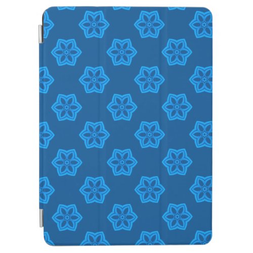 Snowflake Star in Blue iPad Air Cover