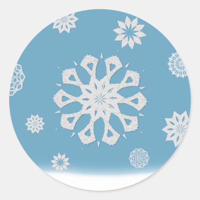 Snowflake Stickers (Front)