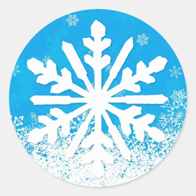 Snowflake Stickers (Front)
