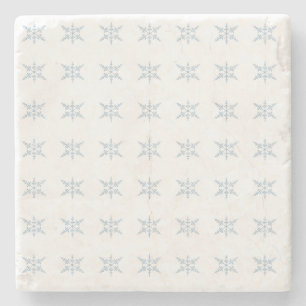 Snowflake Stone Coaster