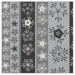 Snowflake Stripes Fabric