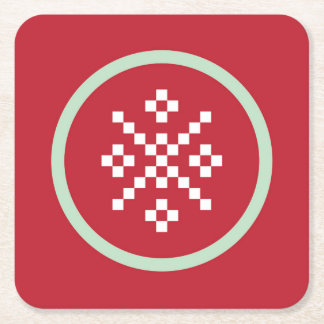 Snowflake Sweater Weather Coaster