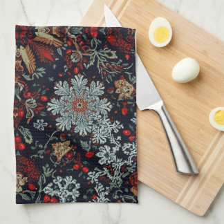 Snowflake Symphony in Christmas Kitchen Towel