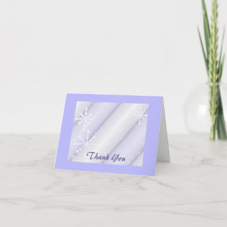 Snowflake Thank You Card