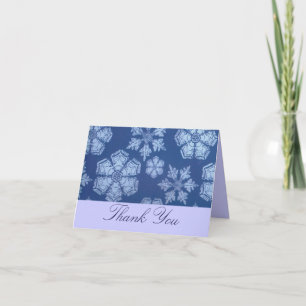 Snowflake Thank You Card