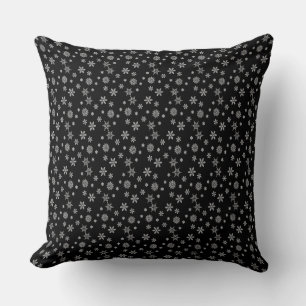 snowflake throw pillow