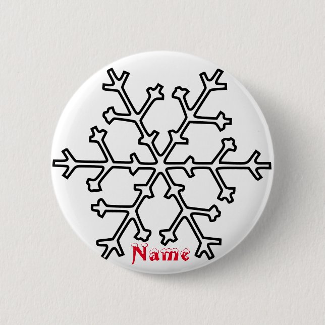 Snowflake Thunder_Cove Button (Front)