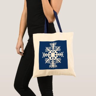 Snowflake Tote Bag