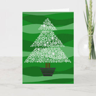 Snowflake Tree - Greeting Card