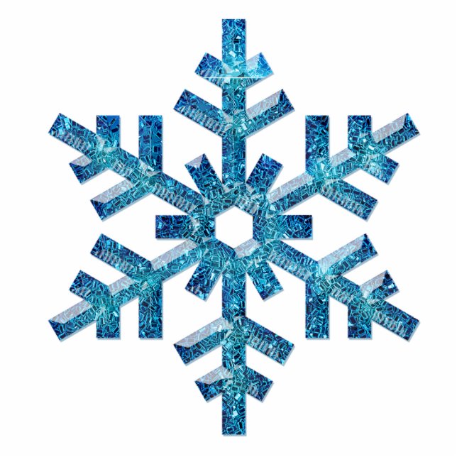 Snowflake Tree Ornament (Front)