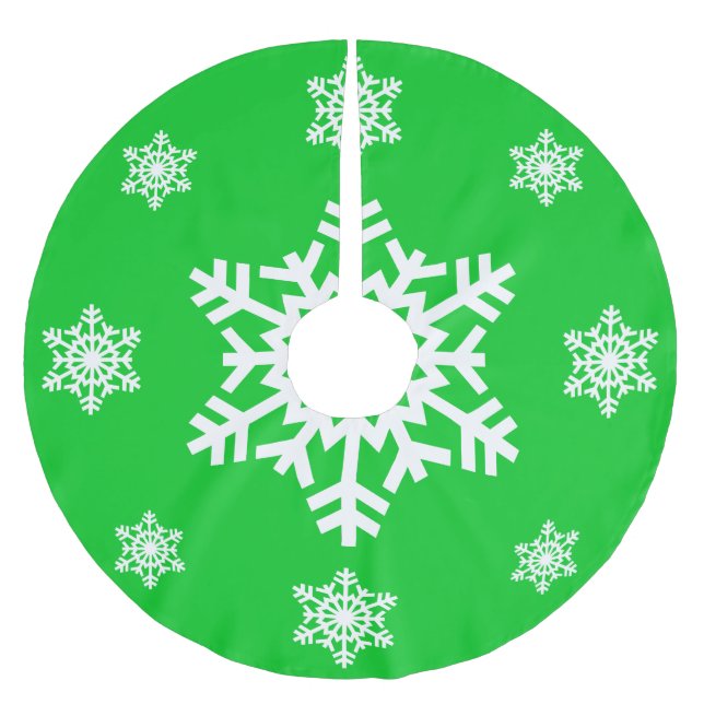 Snowflake Tree Skirt (Front)