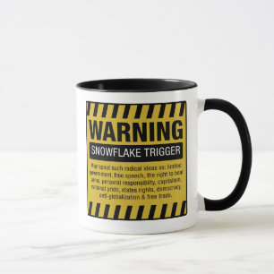 Snowflake Trigger Warning Mug
