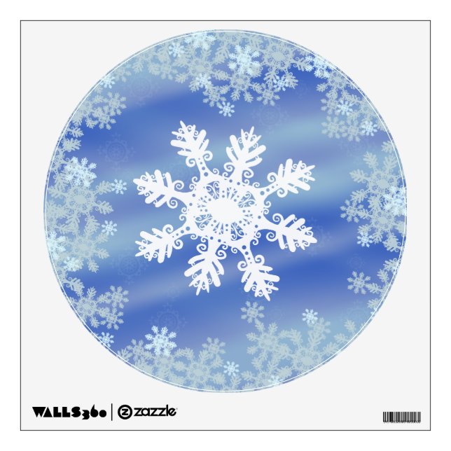 Snowflake Wall Sticker (Front)