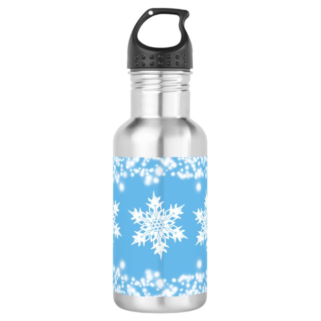 Snowflake Water Bottle (Front)