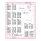 Snowflake Wedding Seating Chart Ice Berry
