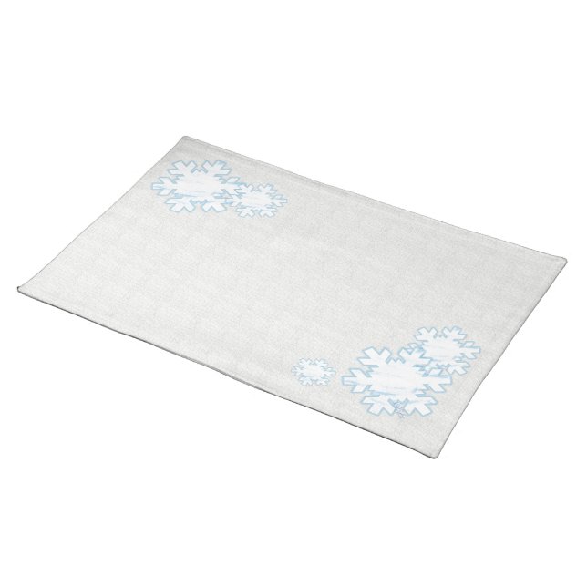 Snowflake (white) placemat (On Table)