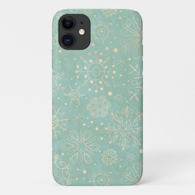 Snowflake Winter Christmas Case-Mate iPhone Case (Back)