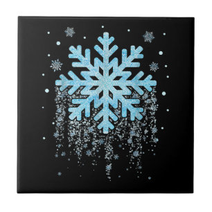 Snowflake Winter Christmas  Ceramic Tile