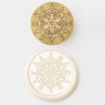 Snowflake Winter Christmas Festive Custom Initials Wax Seal Stamp<br><div class="desc">Spread seasonal charm with this customizable stamp for sealing wax. With an attractive snowflake design, the stamp can be personalized with up to six letters of your choice, around the outside. You might choose to use the initial of each of your family members, or to spell out a festive word...</div>