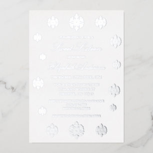 Snowflake Winter Sweet Sixteen Foil Invitation