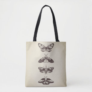 Snowflake Winter Throw Pillow Tote Bag