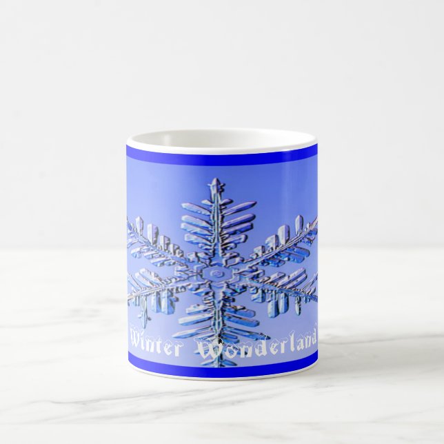 Snowflake, Winter Wonderland Coffee Mug (Center)