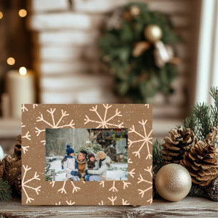 Snowflake Wooden Engraved Frames