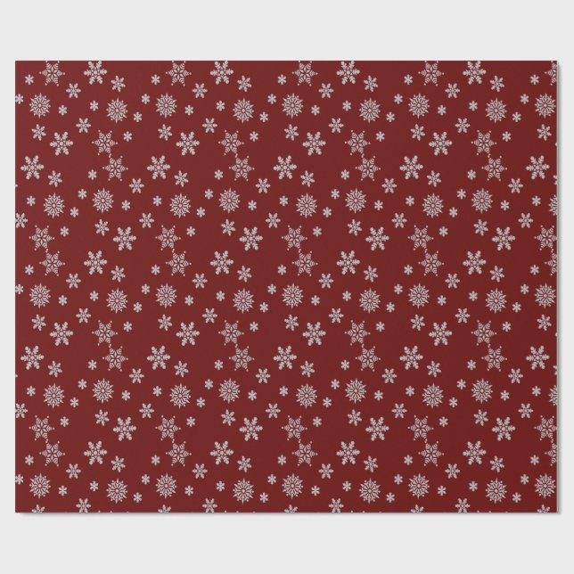 snowflake wrapping paper (Flat)