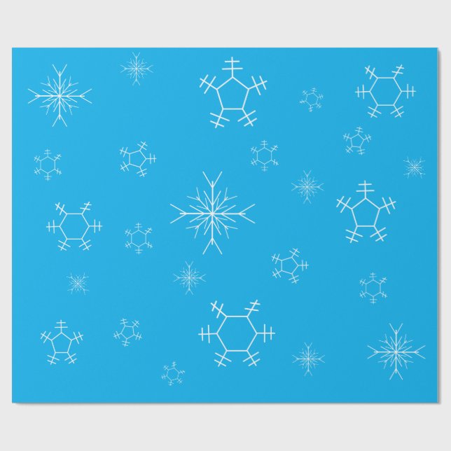 Snowflake Wrapping Paper (Flat)