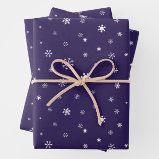 Snowflake Wrapping Paper Sheets