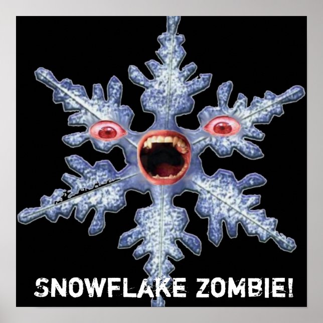 Snowflake Zombie! Poster (Front)