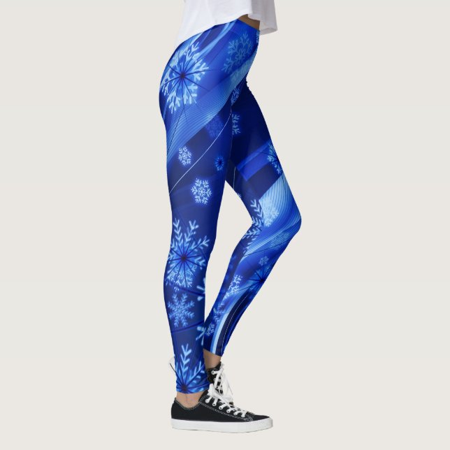 Snowflakes 11 Leggings (Right)