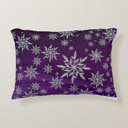 Snowflakes Accent Pillow