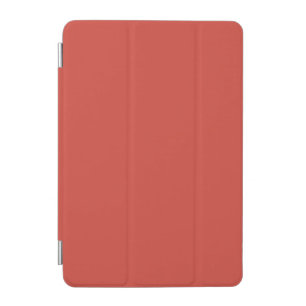 Snowflakes and Angels on Red Background iPad Mini Cover