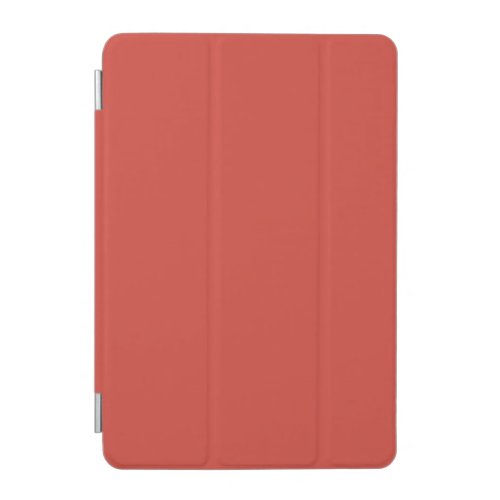 Snowflakes and Angels on Red Background iPad Mini Cover