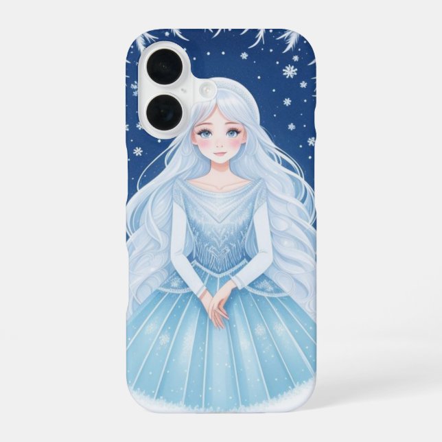 Snowflakes And Ice Iphone Case (Back)