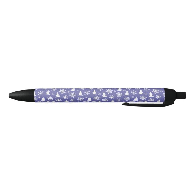 Snowflakes and Pine Trees Pattern Pen (Bottom)