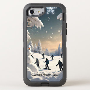 "Snowflakes and Silence" OtterBox Defender iPhone SE/8/7 Case