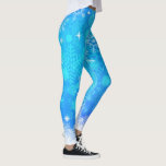 Snowflakes and Sparkly Lights Leggings