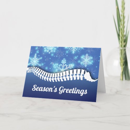 Snowflakes and Spine Chiropractic Holiday Card