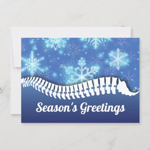 Snowflakes and Spine Chiropractic Holiday Card