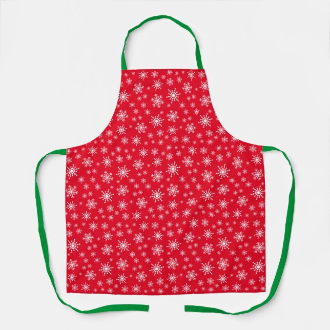 Snowflakes Apron (Front)