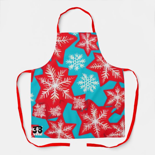 Snowflakes Apron (Front)