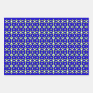 Snowflakes at Midnight Wrapping Paper Sheets