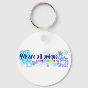 snowflakes_autism keychain