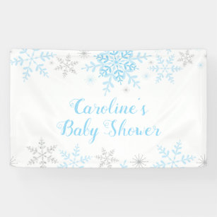 Winter Wonderland Banner Gray/White – Your Blue Donut