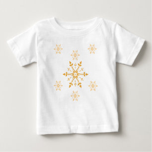 Snowflakes Baby Fine Jersey T-Shirt
