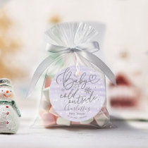 Snowflakes Baby It's Cold Outside Baby Shower Favor Tags